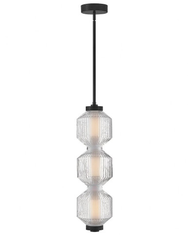 Reign 15W LED Small Convertible Pendant 28.5 Inch Tall by Fredrick Ramond  - FR41467BK