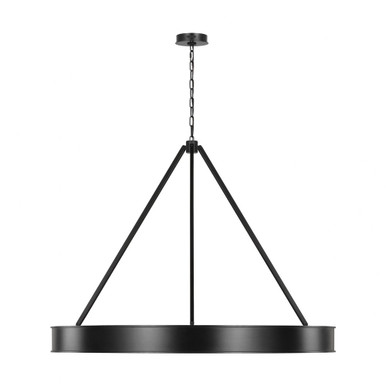 Leonard 1 Light Oversized Chandelier by Visual Comfort Studio - LC1231AI-L1