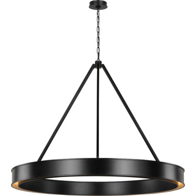 Leonard 1 Light Oversized Chandelier by Visual Comfort Studio - LC1231AI-L1