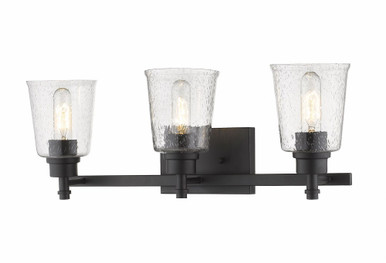 Bohin 3 Light Bath Vanity in Fusion Style 24 x 8.5 Inch by Z Lite - 464-3V-MB