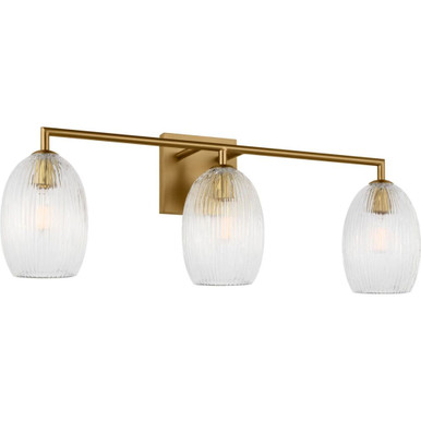 Serafina 3 Light Bath Vanity 9.63 X 27 Inch Wide by Visual Comfort Studio - HV1003