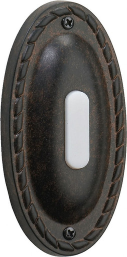 Traditional Oval Door Chime Button by Quorum 7-308-44 - 7-308-44