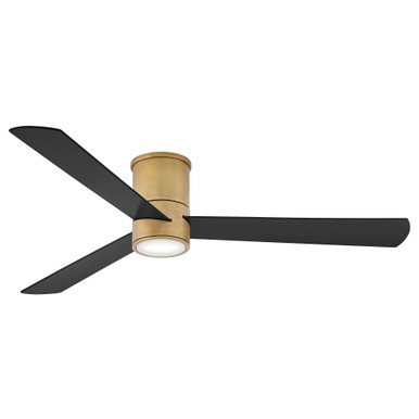 Speck Flush 3 Blade Flush Ceiling Fan with LightKit 52 Inch Wide by Hinkley - 907552