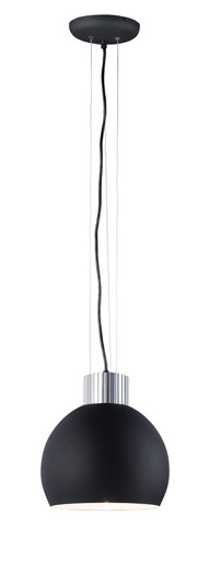 Storehouse 8W 1 LED Small Pendant 11.25 Inch Tall by Maxim - 25234SABK