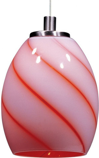 Swirl 1 Light Mini Pendant by ET2 - EP96026-109SN
