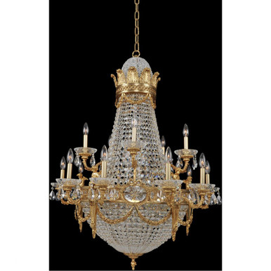 Marseille 25 Light Oversized 2 Tier Chandelier by Allegri - 020451-003-FR001