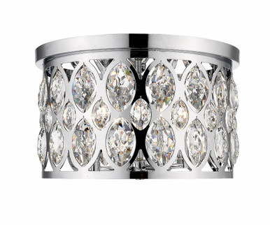 Dealey 4 Light Flush Mount 15.75 Inches Wide by 9.75 Inches High by Z-Lite - 6010F15