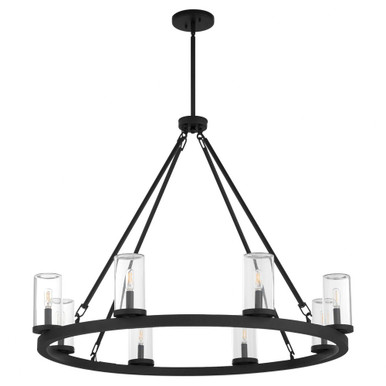 Gentry 8 Light Chandelier 31.75 Inch Tall and 42 Inch Wide by Quorum - 70-8-59