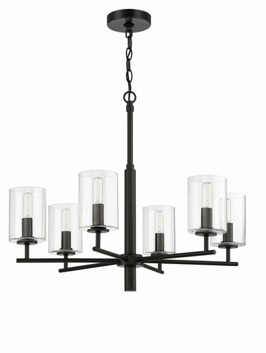 Hailie 6 Light Medium Chandelier by Craftmade - 55626