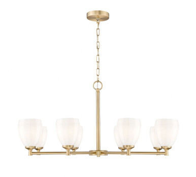Oren 8 Light Chandelier 19.25 Inch Tall and 42 Inch Wide by Z Lite - 7004-8