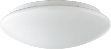 15W 1 LED 11.5 Inch Wide Transitional Flush Mount by Quorum - 900-12-6