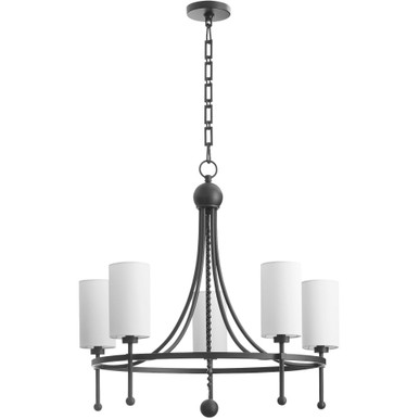 Lee Boulevard 5 Light Large Chandelier by Quorum - 664-5