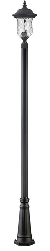Armstrong 2 Light Outdoor Post Mount Lantern 10 x 114.25 Inches by Z-Lite - 533PHM-519P-BK