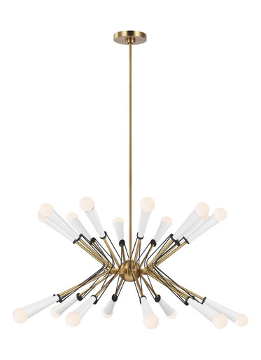 Piro 20 Light Large Chandelier by Visual Comfort Studio - ec11320mbkbbs