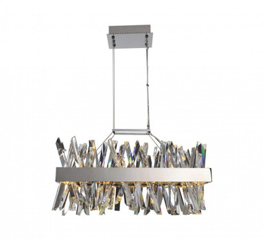 Glacier 64 Watt LED Light Medium Island Pendant by Allegri - 030251-010