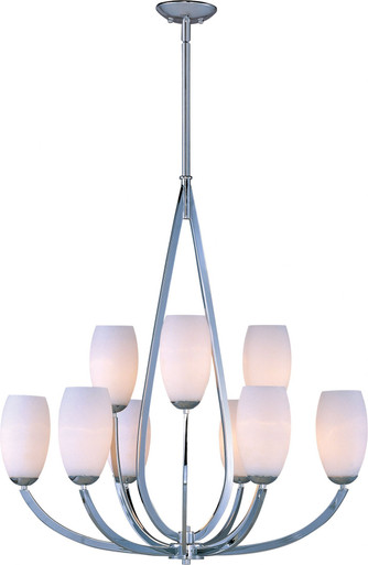 Elan 9 Light Oversized 2 Tier Chandelier by Maxim - 22176SWPC