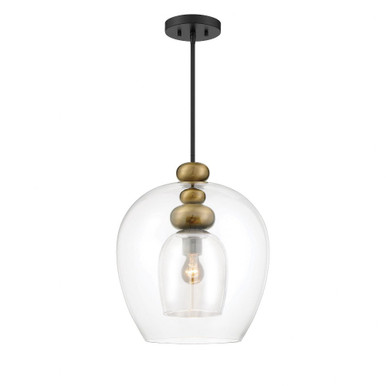 Amesbury 1 Light Medium Pendant 14.25 Inch Tall by Minka Metropolitan - N6660-865