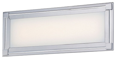 Framed 28W 1 LED Light Vanity Light by George Kovacs - P1162-077-L