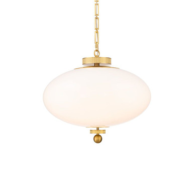 Glossey 34.8W 1 LED Pendant 19 Inch Tall and 22 Inch Wide by Modern Forms - PD608622-TWA-VB