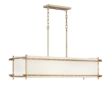 Tress 6 Light Oversized Linear Chandelier by Hinkley - 3676