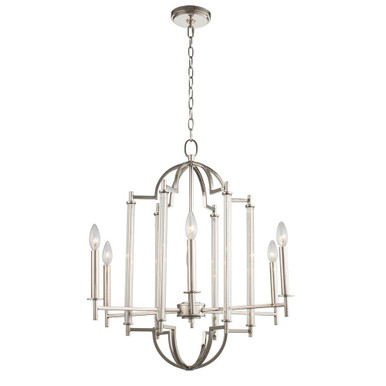 Provence 6 Light Medium Chandelier by Kalco - 512972PN