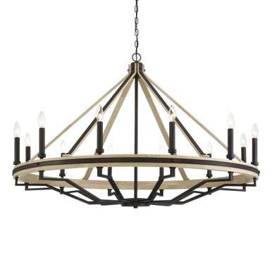 Sonoma 12 Light Chandelier 32 Inch Tall and 47.75 Inch Wide by Minka Lavery - 2629-860