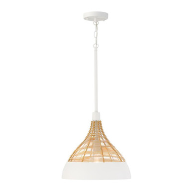Kali 1 Light Pendant 13.5 Inch Tall and 14 Inch Wide by Capital - 353911WE