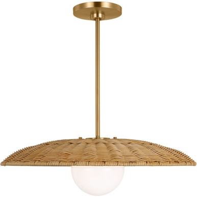 Mari 1 Light Large Pendant by Visual Comfort Studio - KSP1101BBS