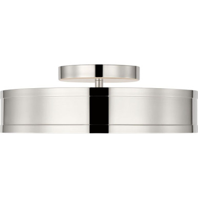 Dupont 20W LED Round Semi Flush Mount 12 Inch Wide by Visual Comfort Studio - PCF1051