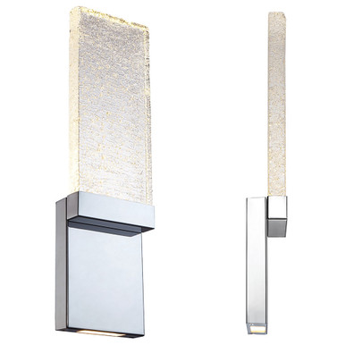 Glacier 10W 1 LED Wall Sconce by Modern Forms - WS-12721-CH