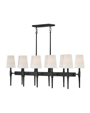 Beaumont 10 Light Oversized Linear Pendant by Hinkley - 4469BK
