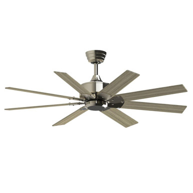 Levon Custom 8 Blade Ceiling Fan with Light Kit 52 Inch Wide by Fanimation - FPD7912-52