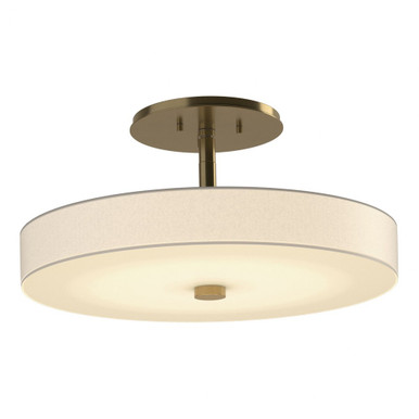 Disq 23W 1 LED Contemporary Semi Flush Mount by Hubbardton Forge - 126803HF
