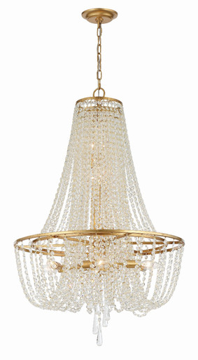 Arcadia 9 Light Medium Chandelier by Crystorama - ARC-1917