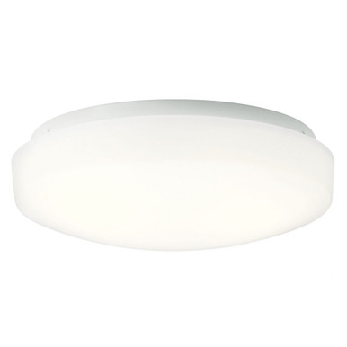 Ceiling Space 15W 1 LED 10.75 Inch Wide Utilitarian Flush Mount by Kichler - 10766WHLED
