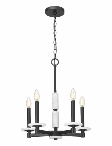Kaden 5 Light Chandelier 20.5 Inch Tall and 18 Inch Wide by Z Lite - 3045-5