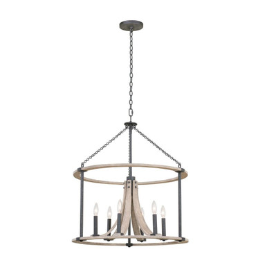 Middleton 6 Light Large Pendant by Kalco - 506652NI