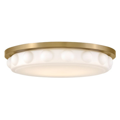Zoey 32W LED Flush Mount 3.5 Inch Tall and 20 Inch Wide by Hinkley - 47603