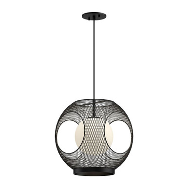 Kona1 Light Medium Outdoor Pendant by Kuzco - EP56913-BK/OP