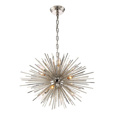 Burst 12 Light Chandelier 18.13 x 23.63 Inches Wide by Zeev  - CD10159-12-PN