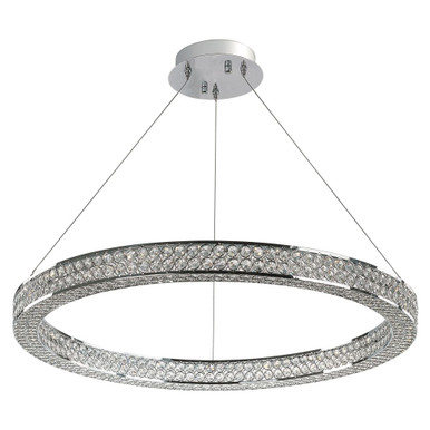 Eternity 1 Light Large Pendant 30 Inch Wide by Maxim - 39773BCPC