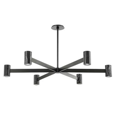 Predock 6 Light Oversized Chandelier by Hudson Valley - 9145-BBR