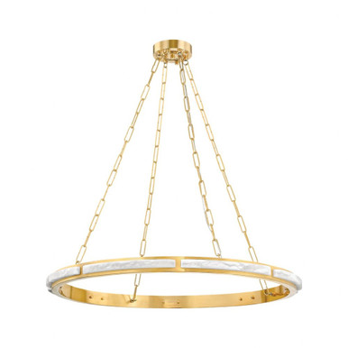 Wingate 1 Light Oversized LED Chandelier by Hudson Valley - 8136-AGB