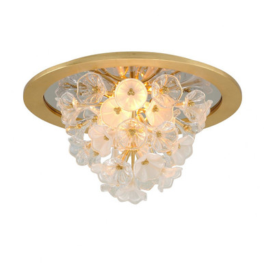 Jasmine 12W 1 LED 22 Inch Wide Flush Mount by Corbett - 268