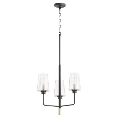 Dalia 3 Light Small Chandelier by Quorum - 625-3-6980