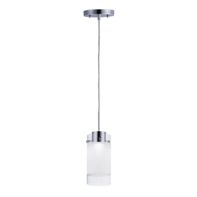 Scope 6W 1 LED Light Mini Pendant by Maxim - 10192CLFTPC