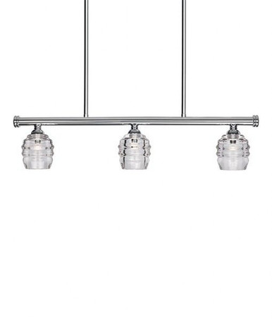Honeycomb 15W 1 LED Linear Pendant by Kuzco - LP52128-CH