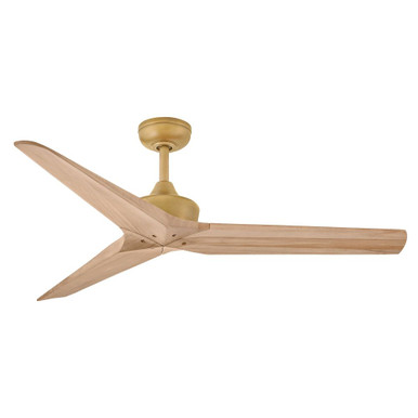 Chisel 3 Blade Ceiling Fan 12 Inch Tall and 52 Inch Wide by Hinkley - 903752FHB-NDD