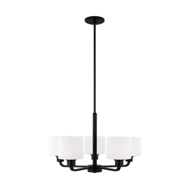 Canfield 5 Light Chandelier 14.5 x 23.88 Inch W by Generation - 3128805-112