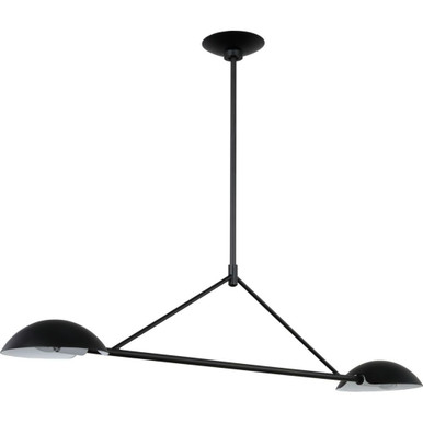 Nevel 2 Light Oversized Linear Chandelier by Visual Comfort Studio - EC1292AI